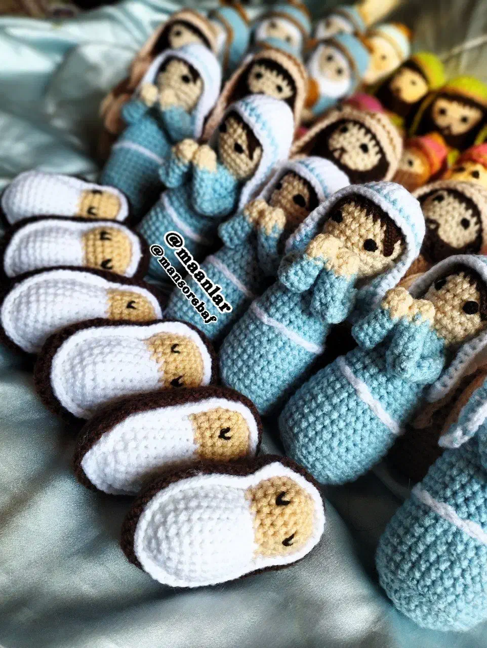 انواع عروسک دستباف|اسباب‌بازی بچه|لار, |دیوار