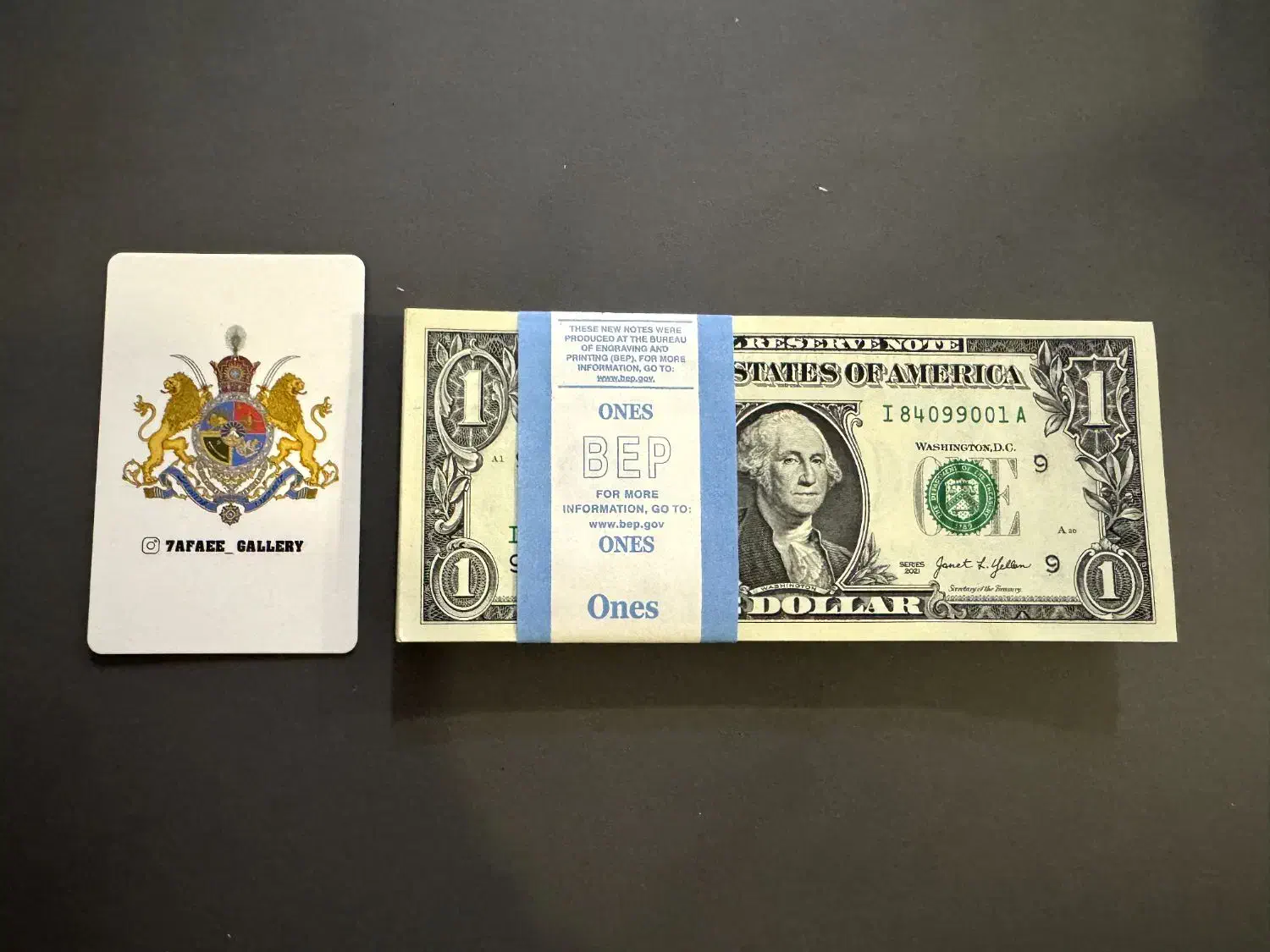 بسته دلار|کلکسیون سکه، تمبر، اسکناس|مشهد, کوه سنگی|دیوار