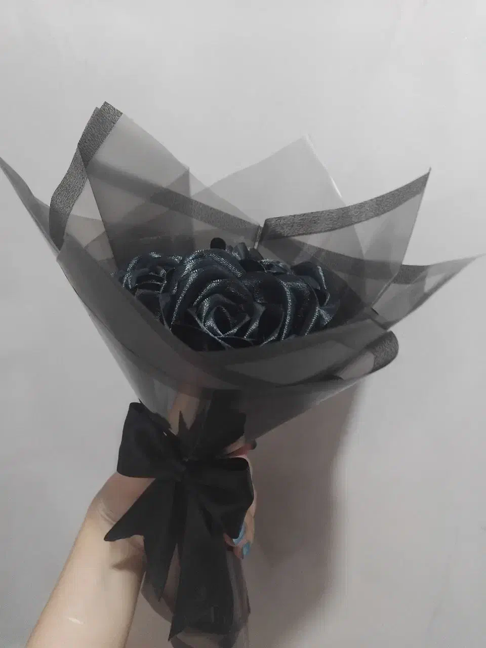 گل روبانی زیبا|گل مصنوعی|پرند, فاز ۳|دیوار