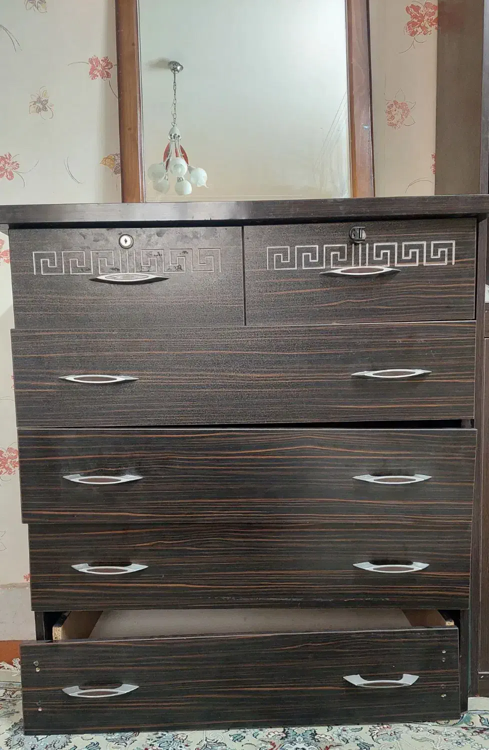 دراور با آینه|جاکفشی، کمد، دراور|زاهدان, |دیوار