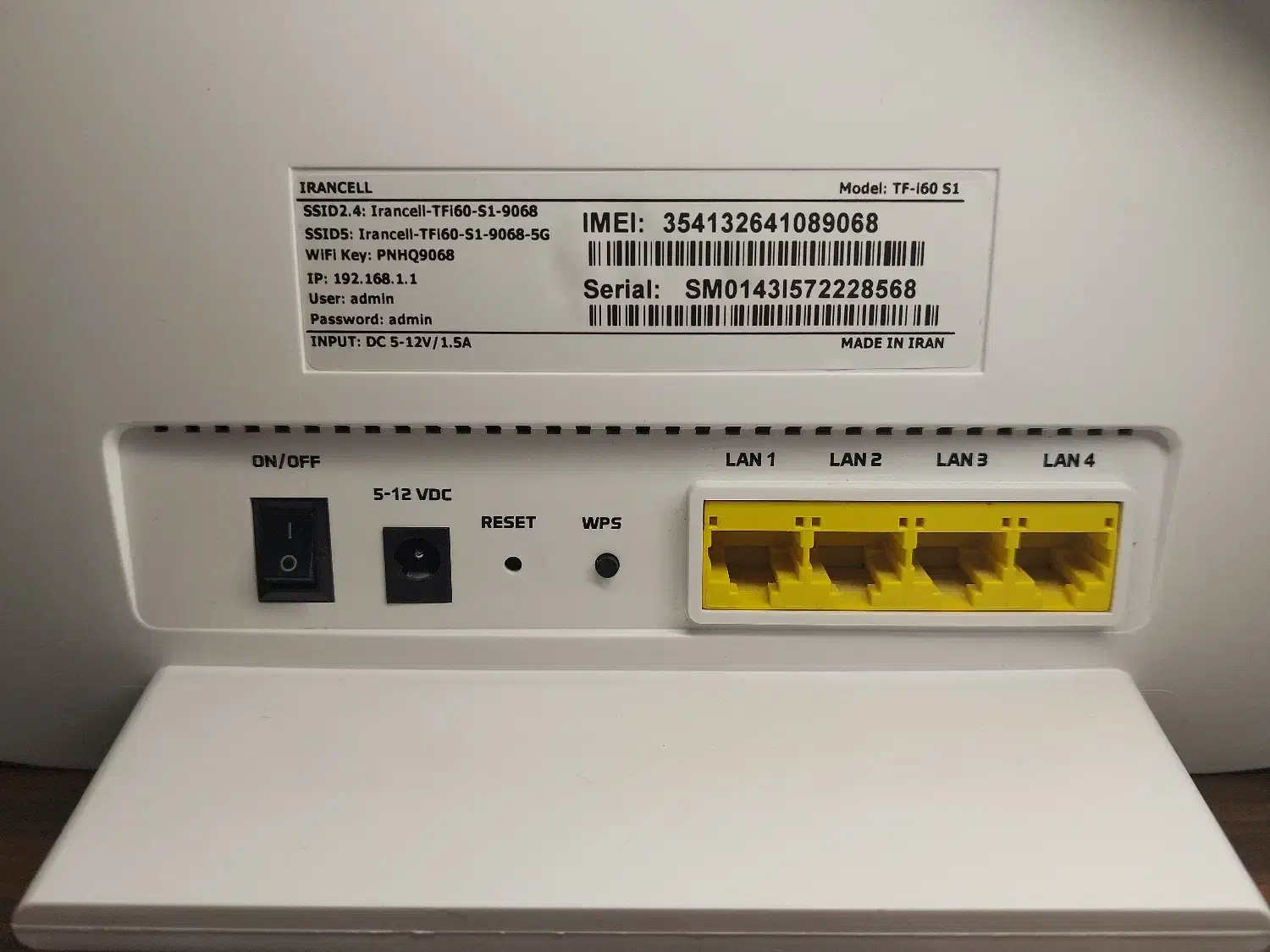 مودم TFi60-S1 ایرانسل TDLTE 4G/4.5G|مودم و تجهیزات شبکه|تهران, مینیسیتی (شهرک نفت)|دیوار