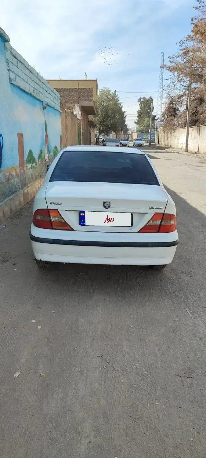 سمند سفید91|خودرو سواری و وانت|زاهدان, |دیوار