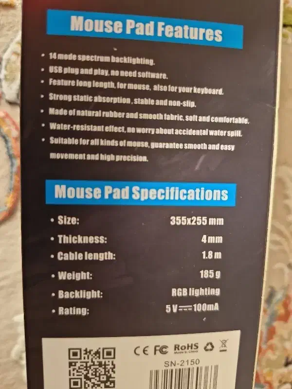 موس پد گیمینگ|قطعات و لوازم جانبی رایانه|بوشهر, |دیوار