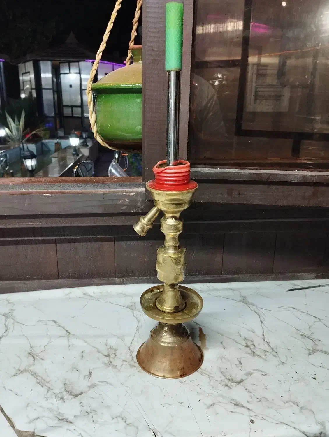 تنه قلیان برنجی یکماه کارکرده|صنایع دستی و سایر لوازم تزئینی|لنگرود, |دیوار