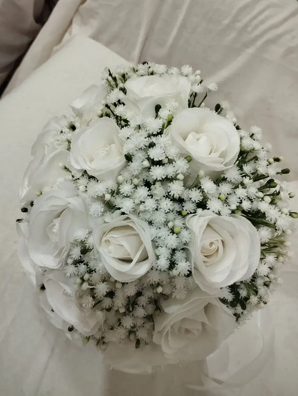 دسته گل عروس|گل مصنوعی|یزد, |دیوار