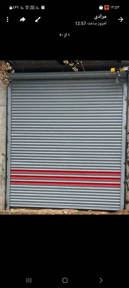 کرکره برقی  مستقیم از کارخانه با برق اضطراری|خدمات پیشه و مهارت|میانه, |دیوار