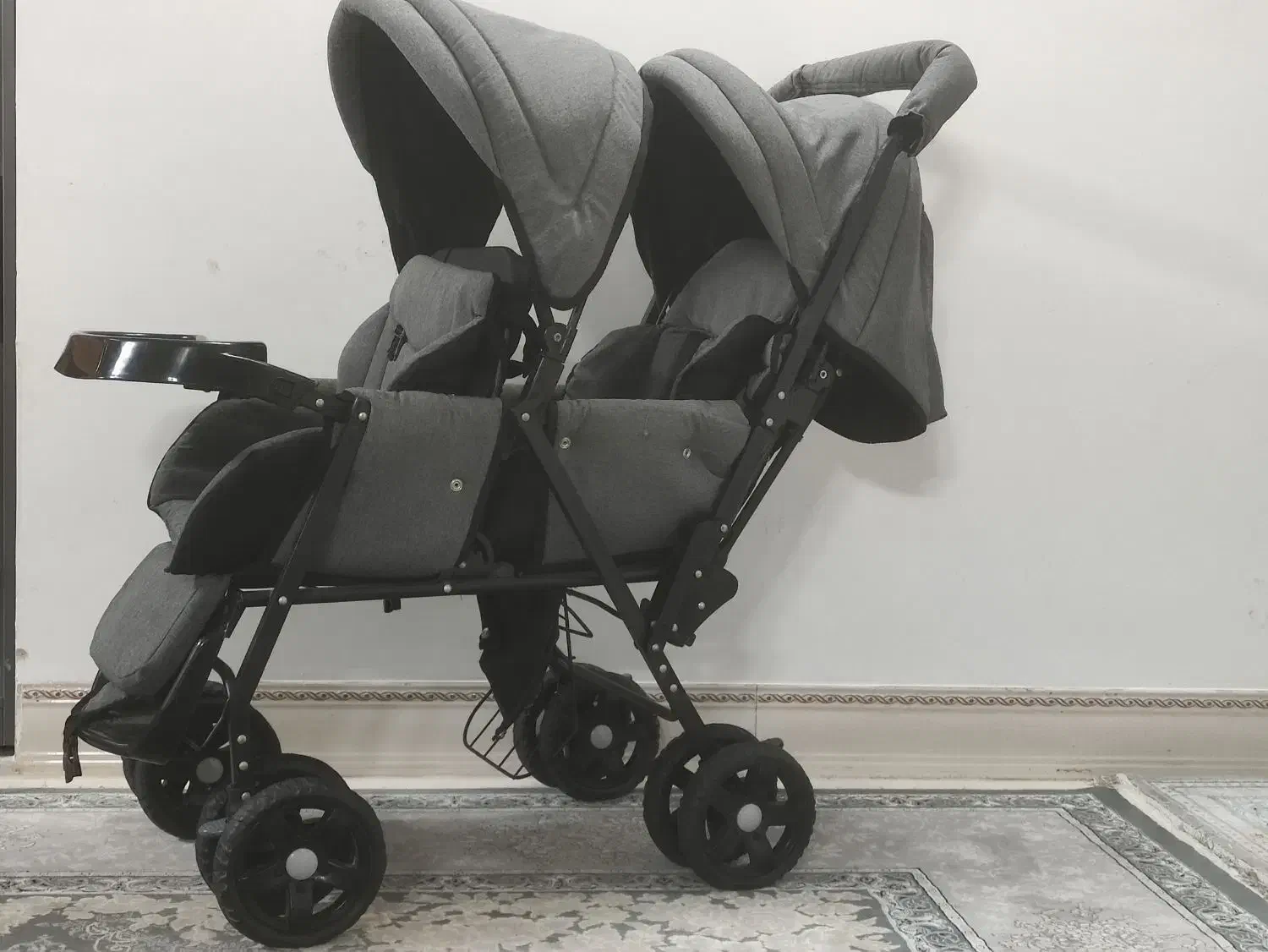 کالسکه دوقلو|کالسکه و لوازم جانبی|آران و بیدگل, |دیوار