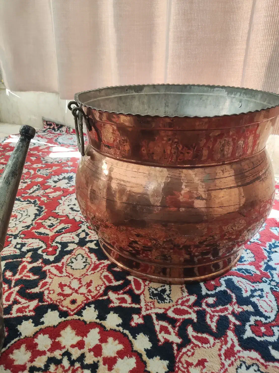 ظروف مسی قدیمی قدمت دار|کلکسیون اشیاء عتیقه|کرج, گلستان|دیوار