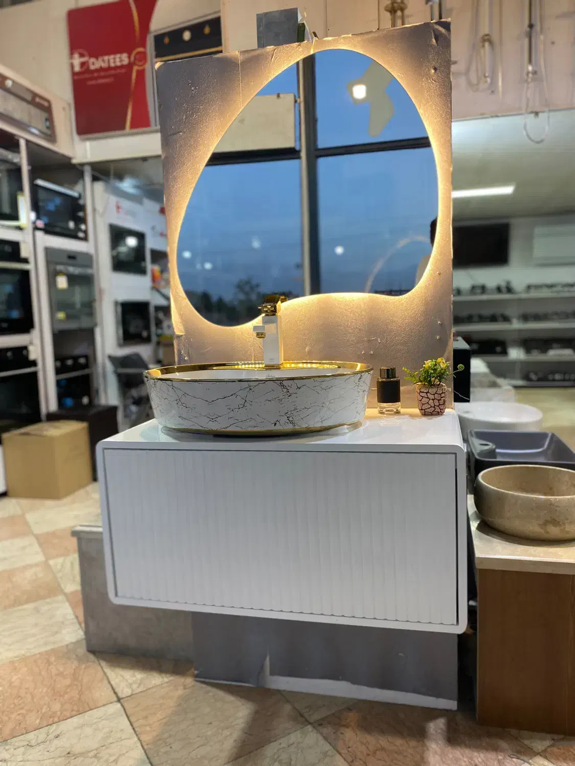 روشویی کابینتی مدل بامبو کرو سایز ۸۰/۴۰|لوازم سرویس بهداشتی|تهران, تهرانسر شمالی|دیوار