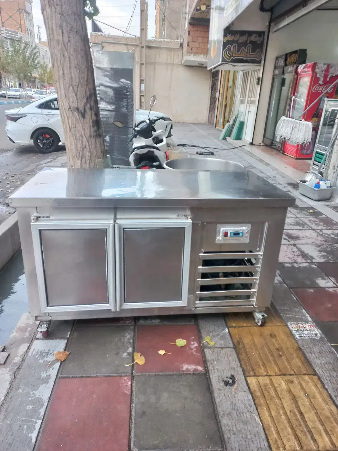 فریزر میز کاری موتور فرانسه ۱نیم متری|کافی‌شاپ و رستوران|تهران, باشگاه نفت|دیوار