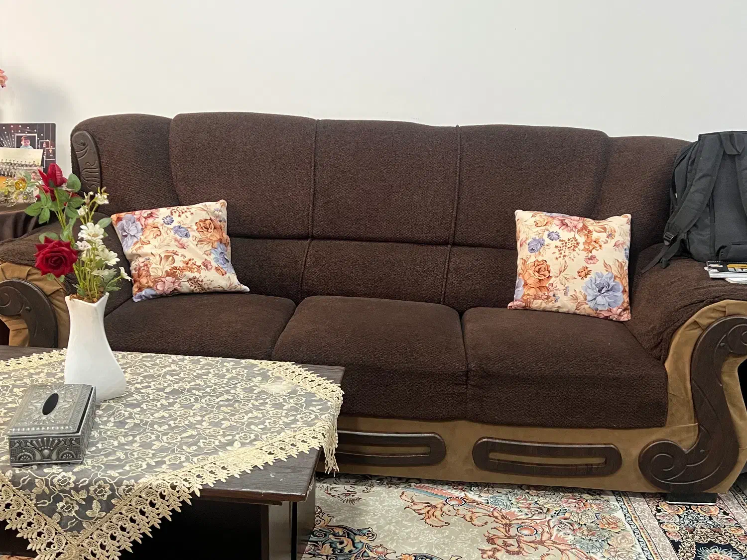 مبل ۱۱نفره|مبلمان خانگی و میز عسلی|رحیمآباد, |دیوار