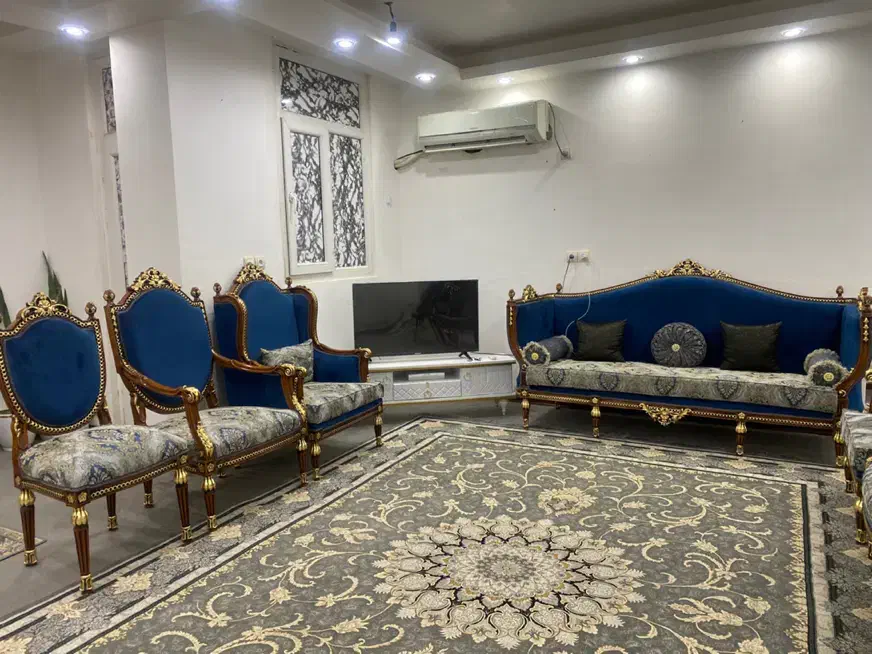 مبل سلطنتی دوماه استفاده شده|مبلمان خانگی و میز عسلی|بندرعباس, |دیوار