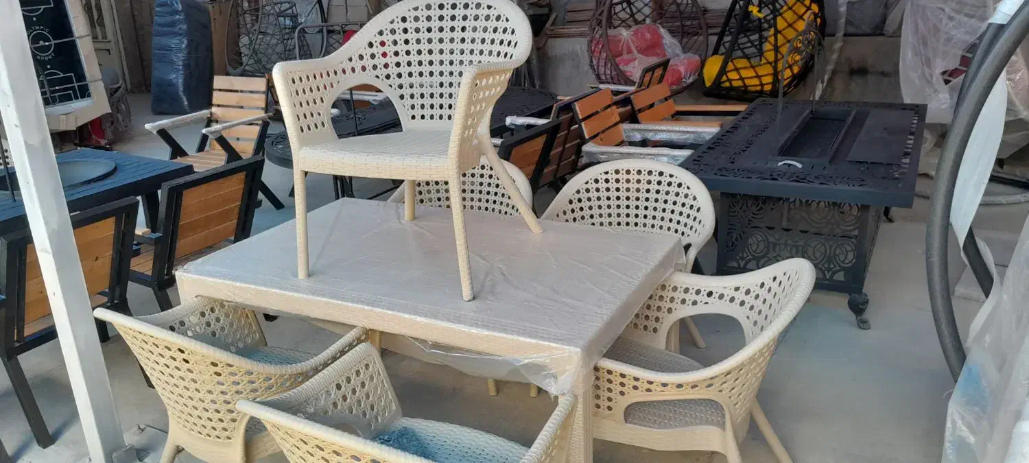 مبلمان باغی و صندلی باغی مدل تاران ریز pi29|مبلمان خانگی و میز عسلی|کرج, کمالشهر|دیوار