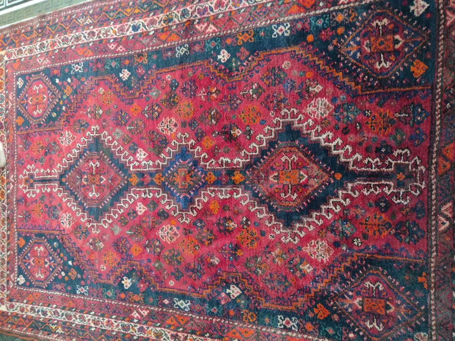 قالی ترکی دست بافت|فرش|میمند, |دیوار