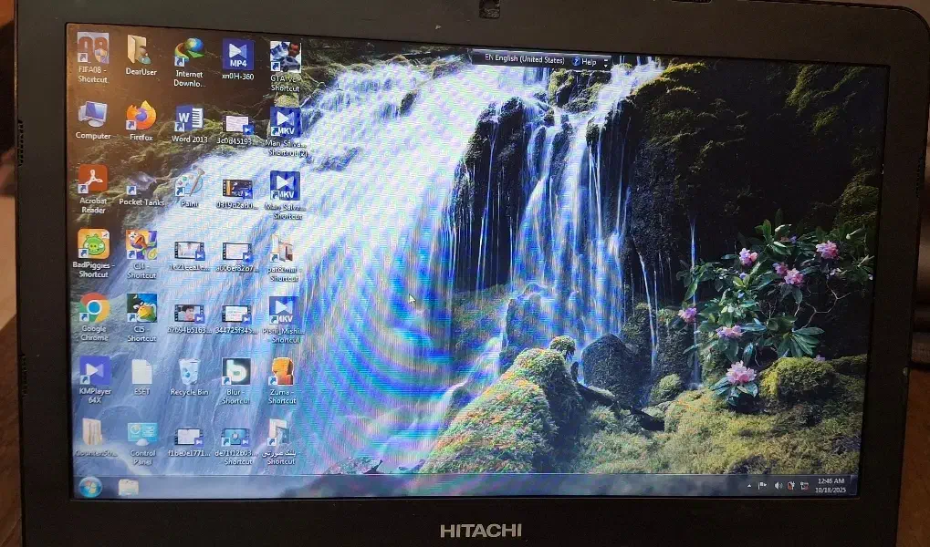 لپ تاپ هیتاچی ۱۳ اینچ ژاپن Laptop Hitachi Felora|رایانه همراه|اصفهان, درب کوشک|دیوار