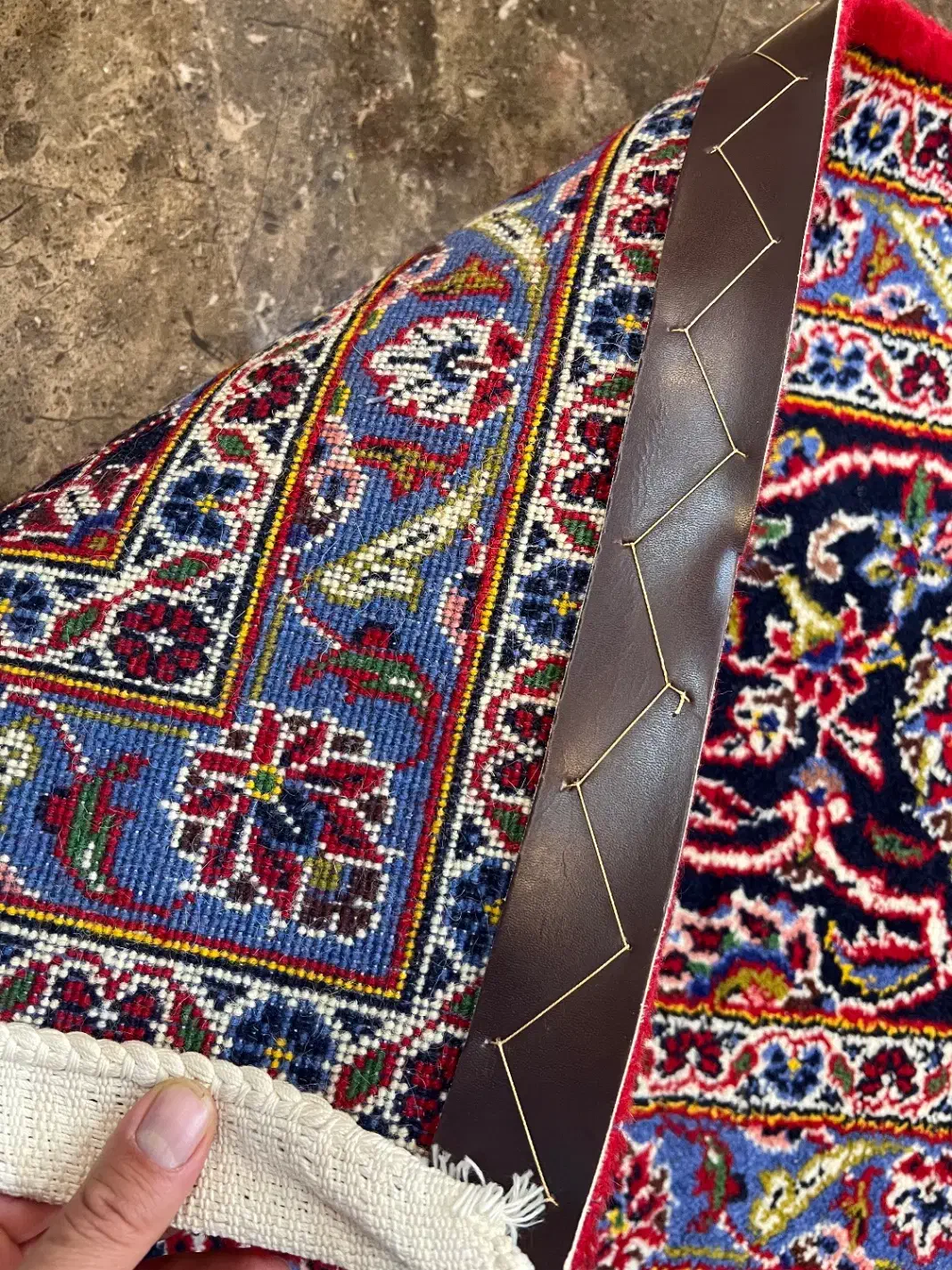 فرش دست باف کاشان ۱۲ متری|فرش|کرمانشاه, |دیوار