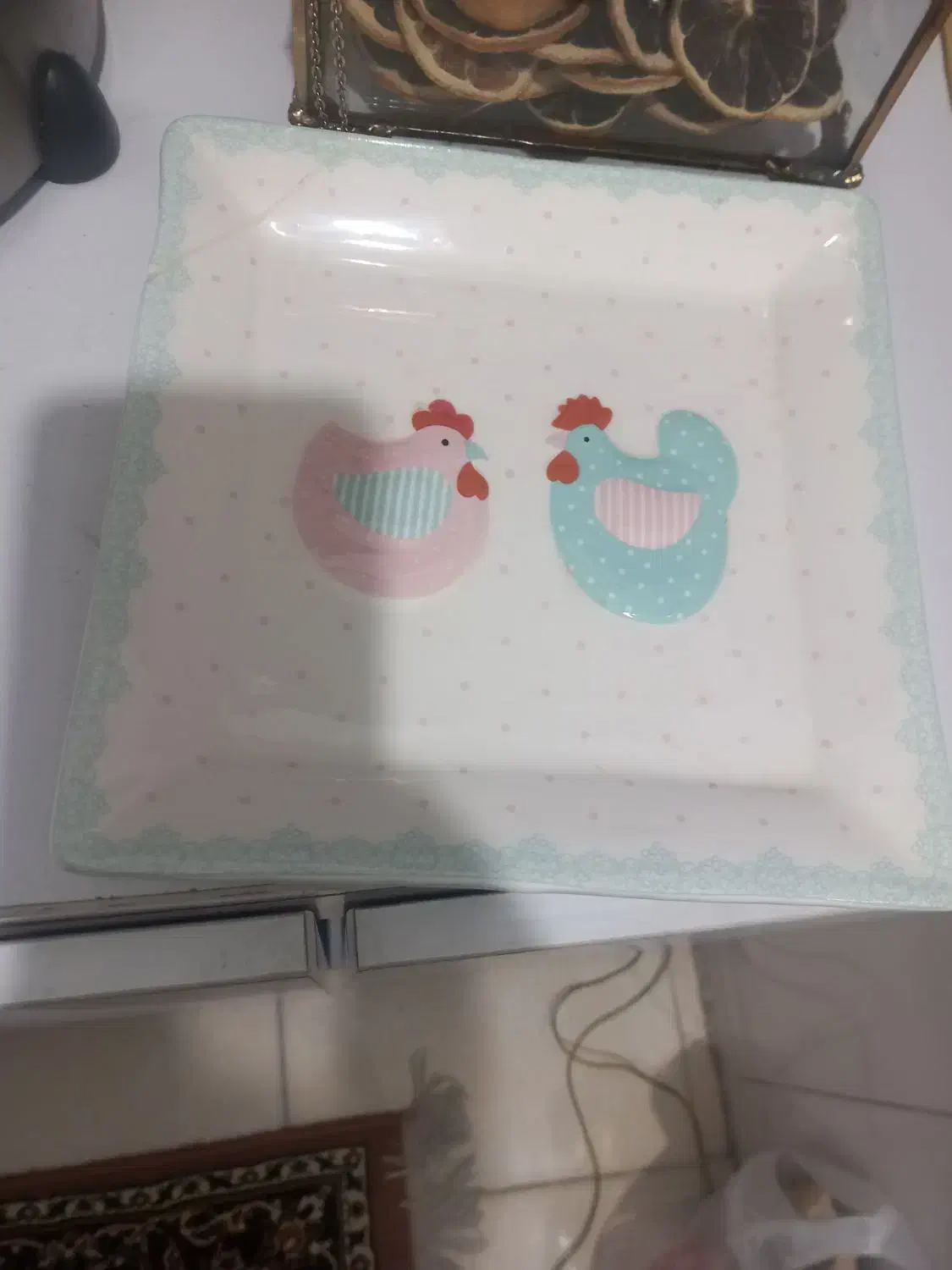 پیش دستی  فانتزی مرغی|ظروف سرو و پذیرایی|تهران, امام زاده عبدالله|دیوار