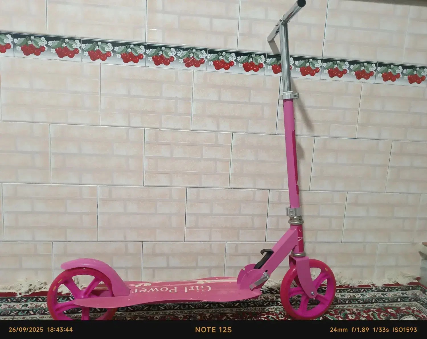 اسکوتر سایز بزرگ دخترانه|دوچرخه، اسکیت، اسکوتر|یاسوج, |دیوار