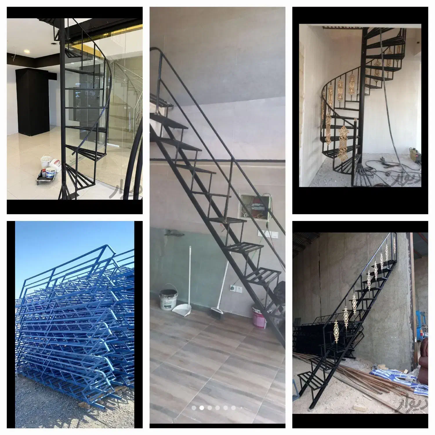 پله نردبان اهنی نرده بالکن حفاظ درب دیوار باغ حیاط|مصالح و تجهیزات ساختمان|چهاردانگه (تهران), |دیوار