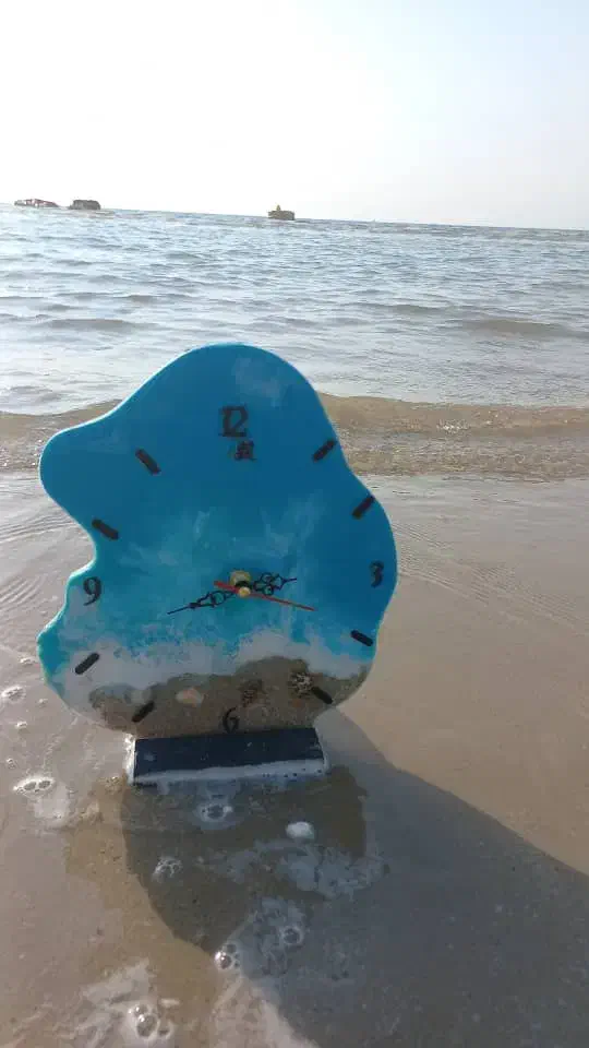 ساعت رومیزی دست ساز|ساعت دیواری و تزئینی|امیدیه, |دیوار