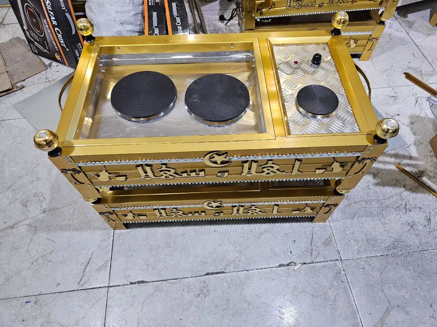 ساخت انواع منقل شنی.گازی.زغالی المنتی لمسی|اجاق گاز و لوازم برقی پختوپز|خرمآباد, |دیوار