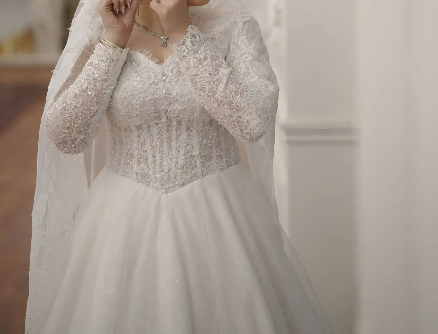 لباس عروس دانتل اروپایی|لباس|تهران, کیانشهر|دیوار