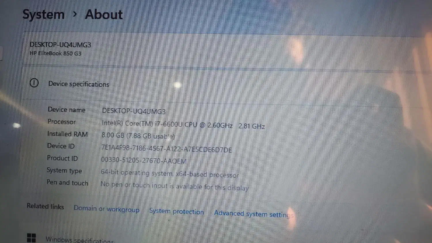 لپ تاپ اچ پی Hp elite book 755 G3|رایانه همراه|ملارد, |دیوار