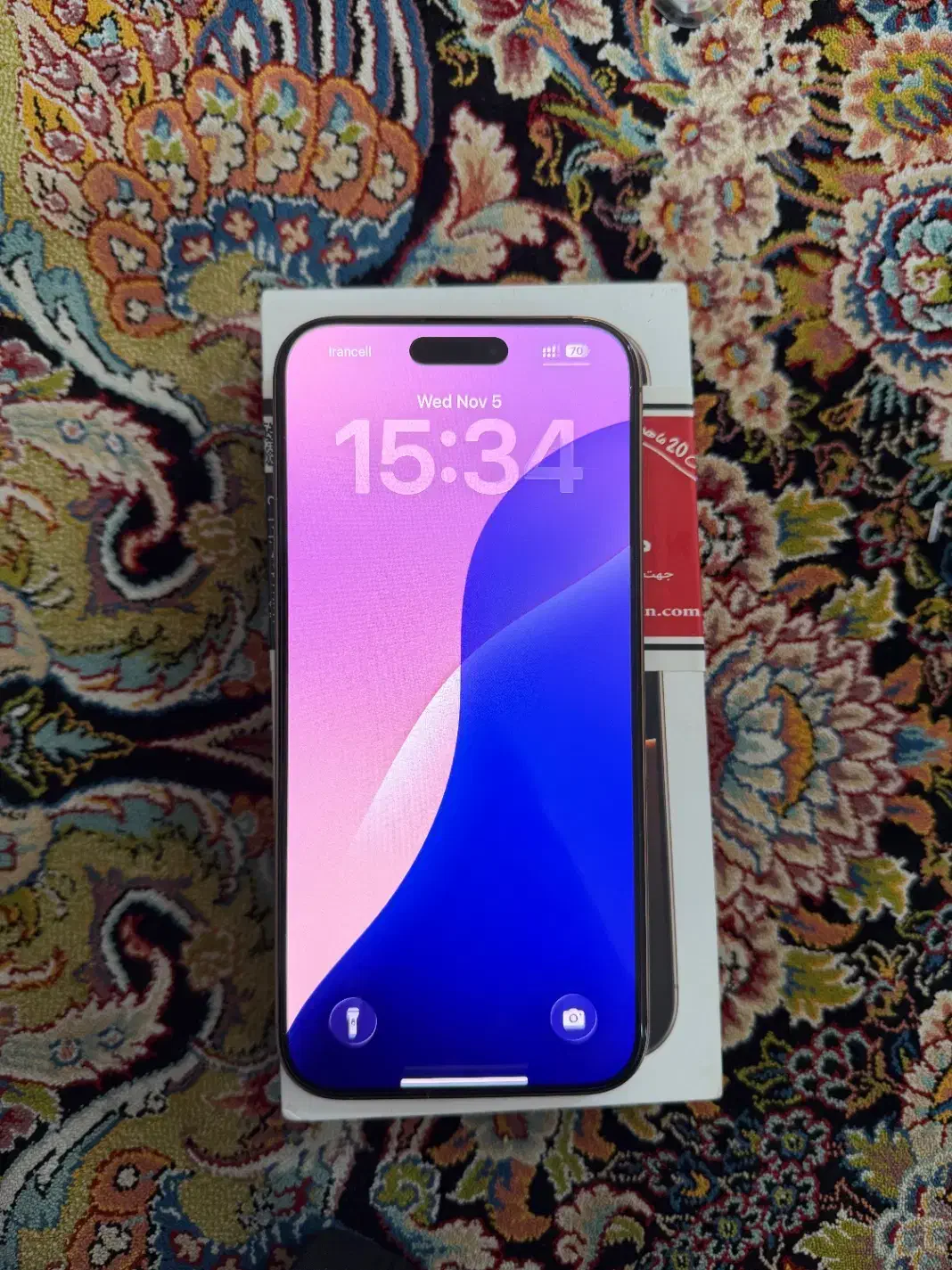 آیفون16پرو مکس256گیگ،باطری98با12ماه گارانتیzaa|موبایل|آمل, |دیوار