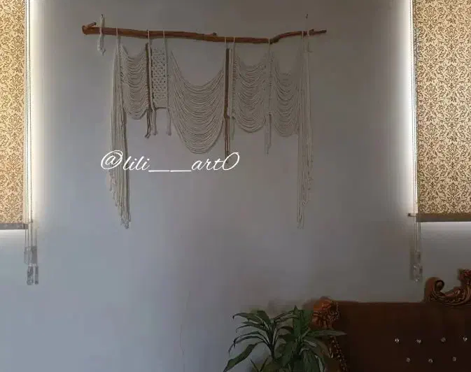 دیوارآویز مکرومه|صنایع دستی و سایر لوازم تزئینی|تهران, آسمان|دیوار
