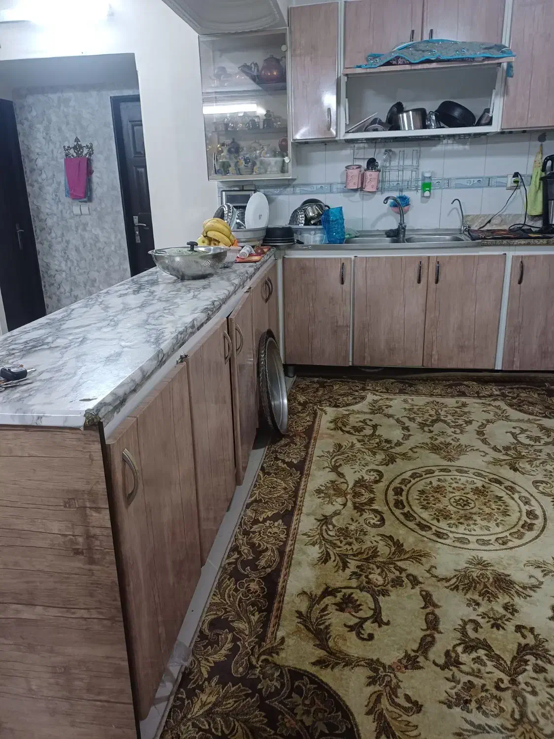 کابینت ۸متر|آب‌چکان و نظم‌دهنده ظروف|قم, شاه سید علی|دیوار