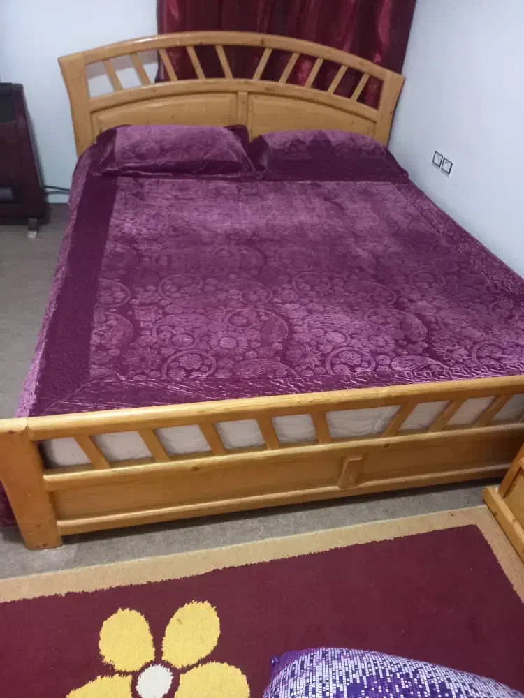 تخت دو نفره با تشک|تخت و سرویس خواب|نوشهر, |دیوار