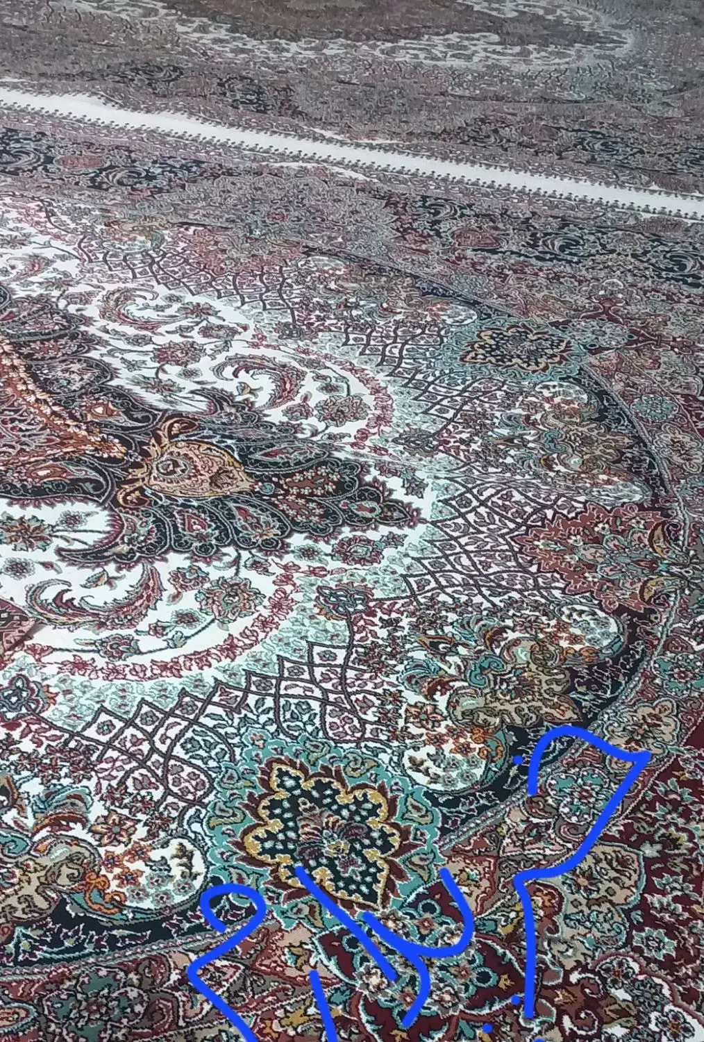 فرش ۶ متری|فرش|نیشابور, سرآب کوشک|دیوار