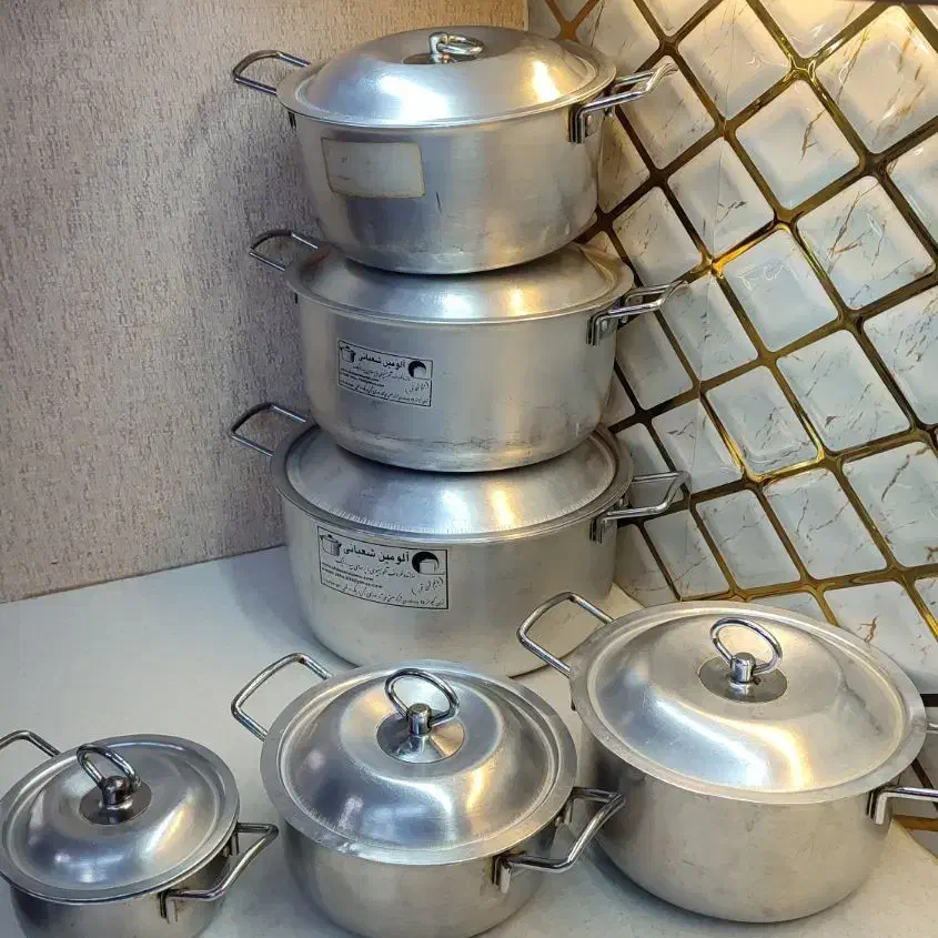 قابلمه و تابه روحی|ظروف پخت‌وپز|باقرشهر, |دیوار