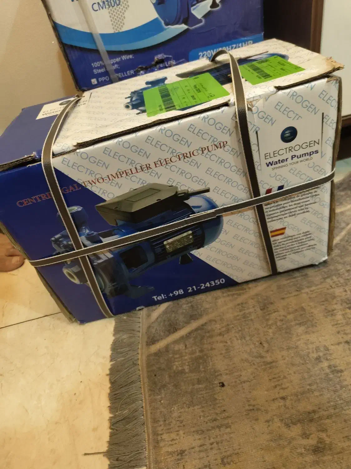 الکترو پمپ اب دو اسب الکتروژن|مصالح و تجهیزات ساختمان|کرج, گلشهر|دیوار