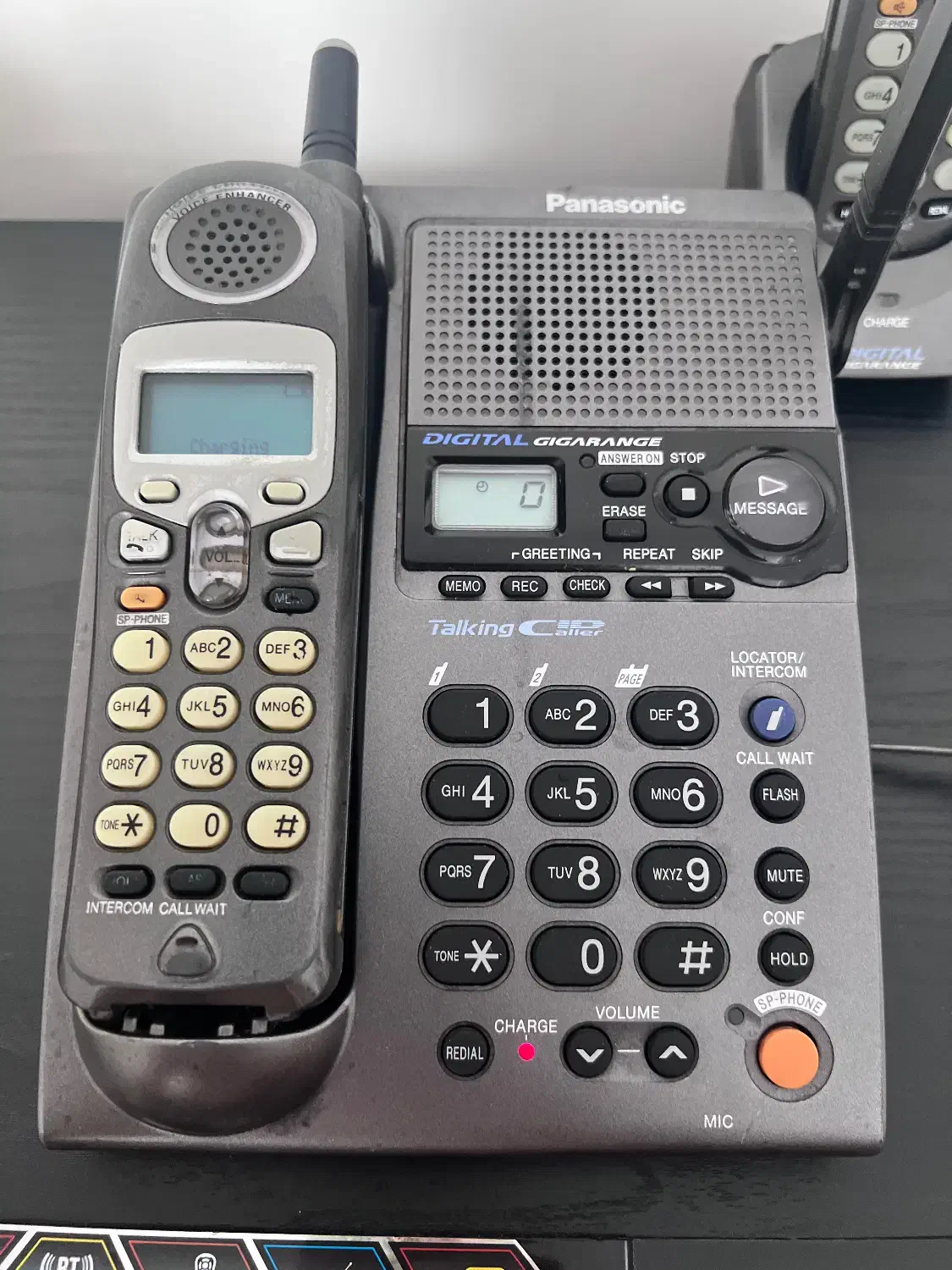 تلفن بی‌سیم دو گوشی پاناسونیک (اصل ژاپن)|تلفن رومیزی|تهران, تهرانپارس شرقی|دیوار