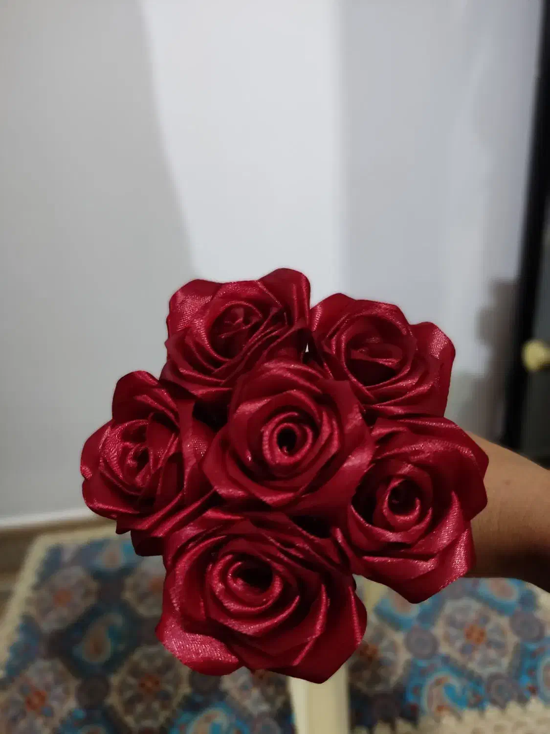 گل روبانی|گل مصنوعی|زرند, |دیوار