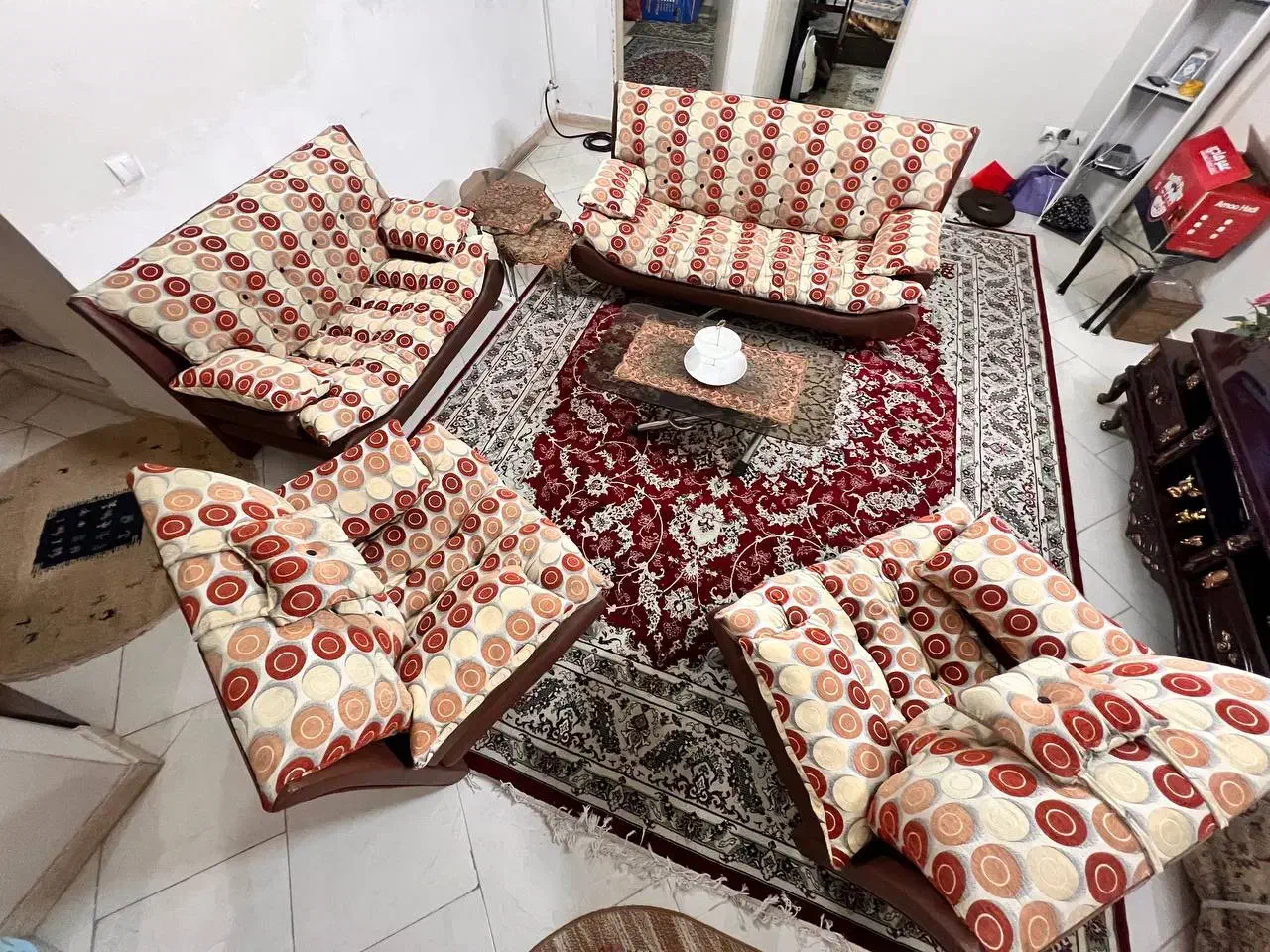 مبل ۷نفره راحتی|مبلمان خانگی و میز عسلی|تهران, مشیریه|دیوار