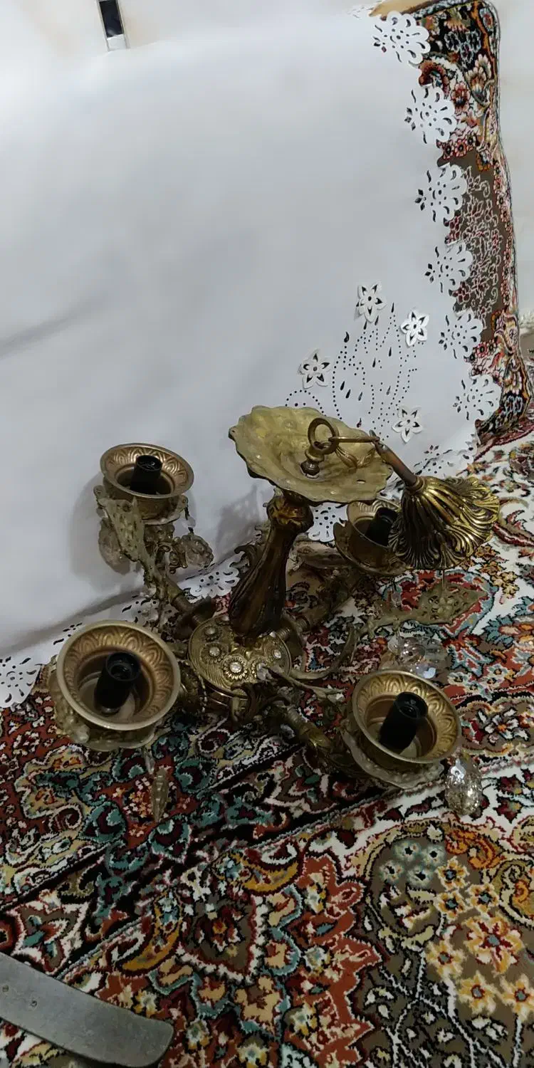 دوعددلوستربرنز|لوستر و چراغ آویز|تبریز, |دیوار