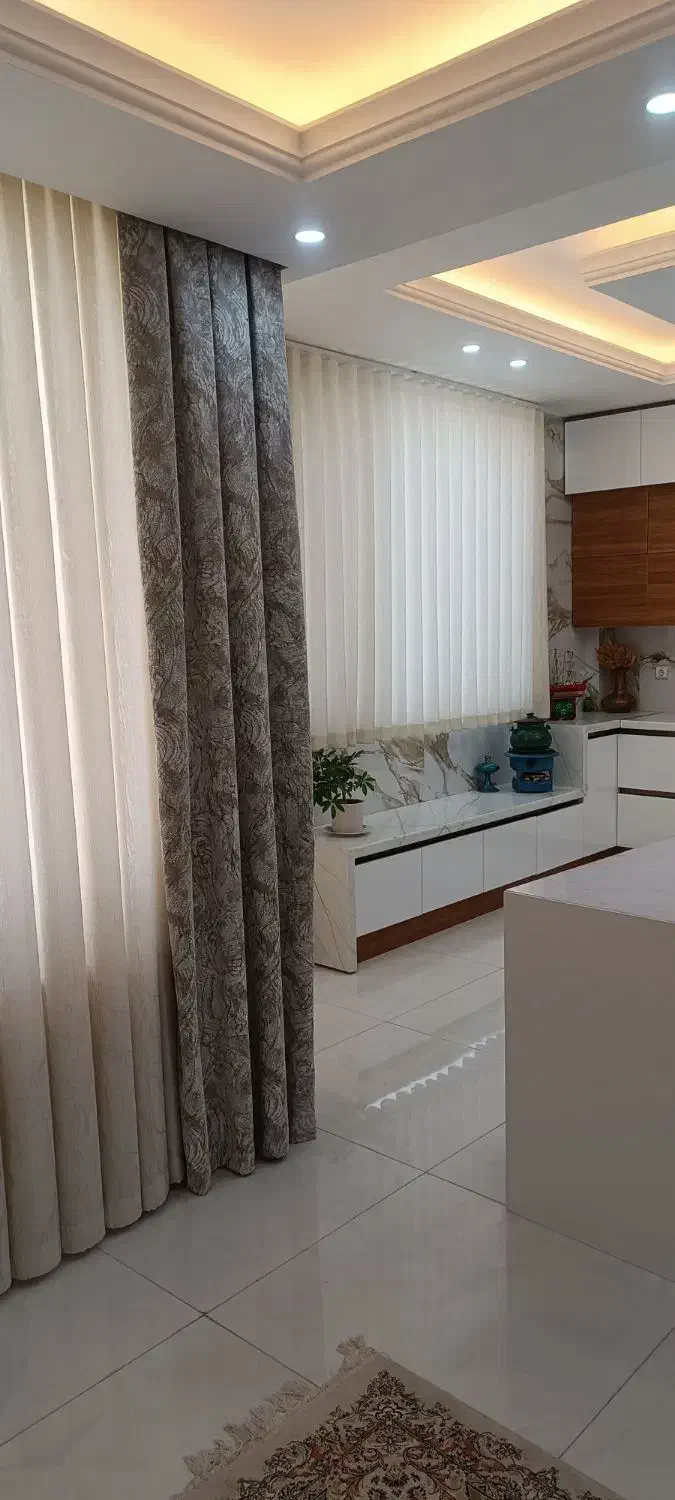 پرده منزل (نصب و شست و شوی انواع پرده)|پرده، رانر، رومیزی|کاشان, بهشتی|دیوار