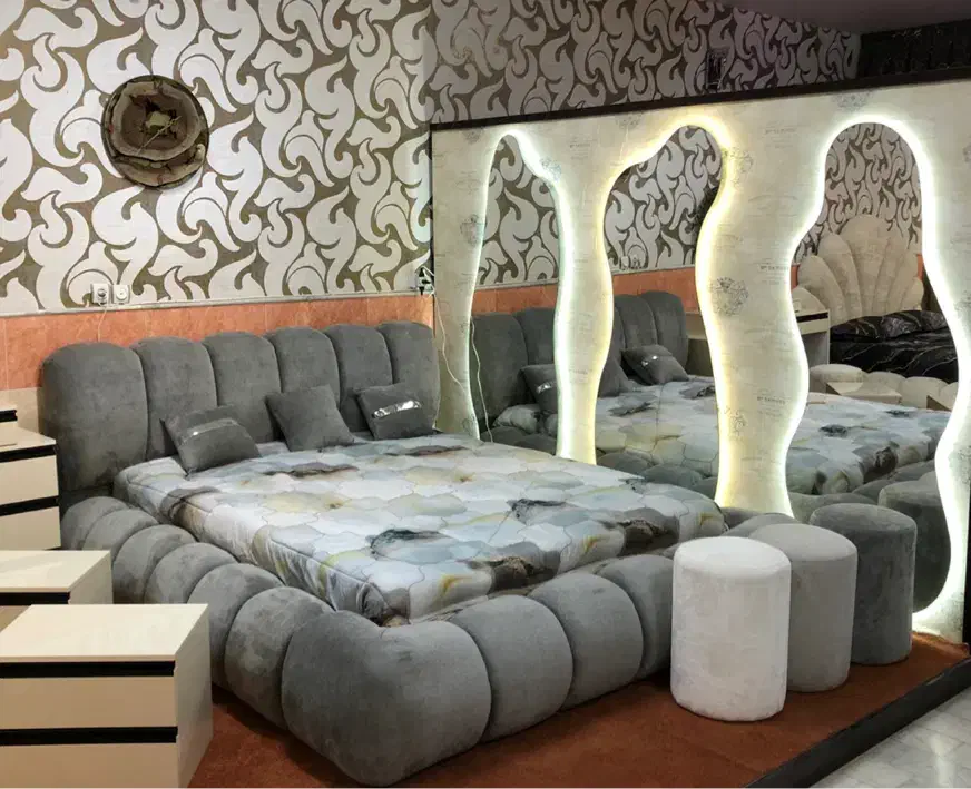 سرویس خواب کف نمایشگاهی ۱۰ تا۱۵ درصد آف واقعی|تخت و سرویس خواب|قم, شاه ابراهیم|دیوار