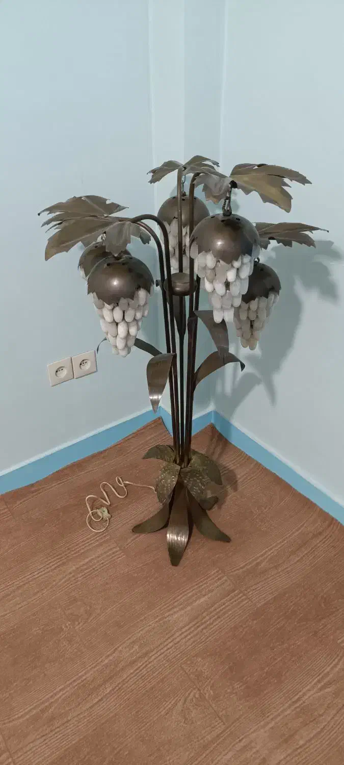 آباژور با خوشه های انگور فوق العاده زیبا|چراغ خواب و آباژور|پرند, فاز ۲|دیوار