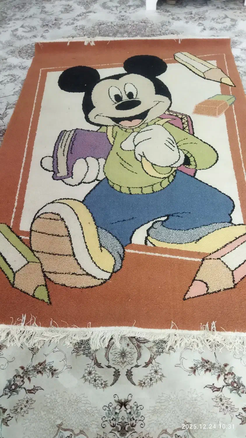 گلیم فرش اتاق کودک|گلیم، جاجیم، گبه|شاهرود, |دیوار