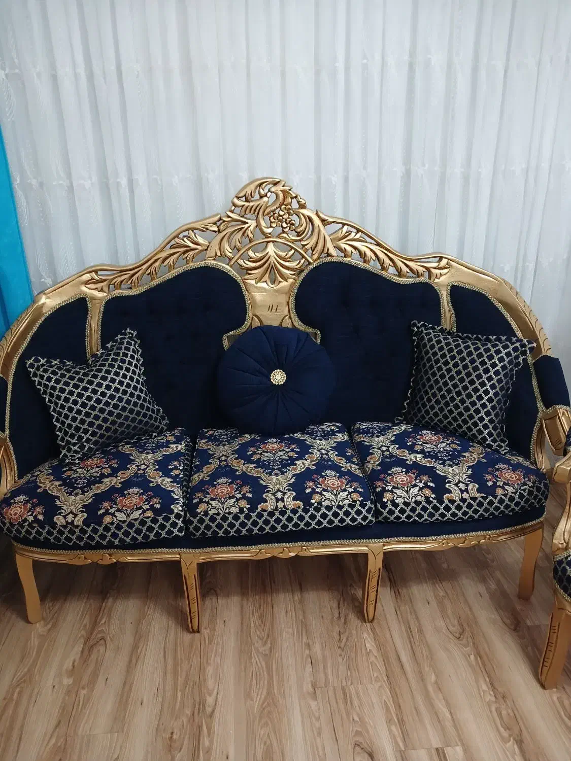 مبل سلطنتی ۹ نفره|مبلمان خانگی و میز عسلی|میاندوآب, |دیوار