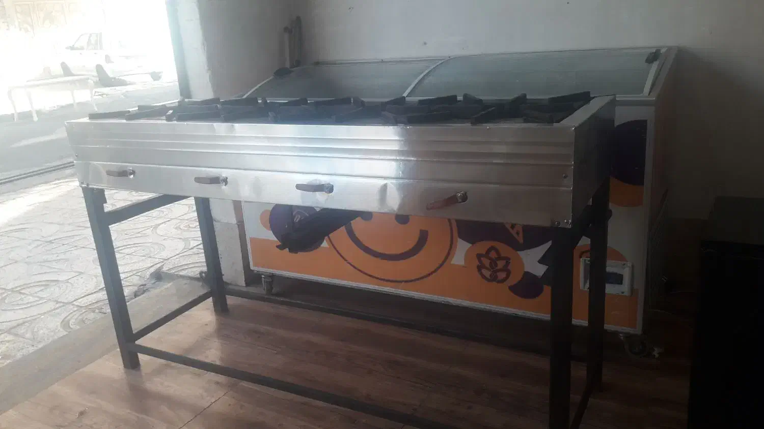 فروشی اجاق چهار شعله صنعتی آشپز خانه|کافیشاپ و رستوران|نسیمشهر, |دیوار