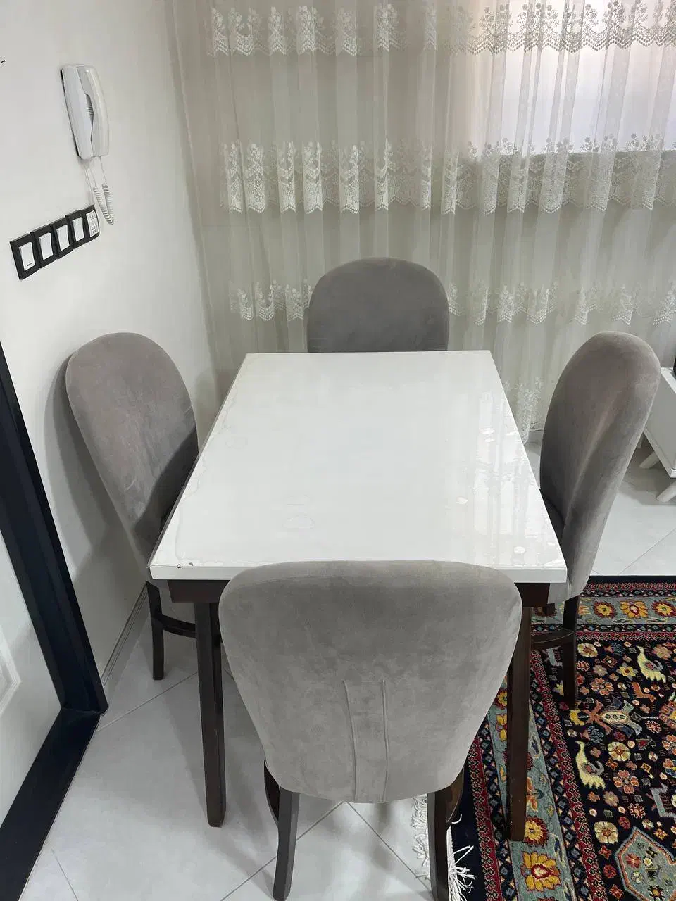 نهار خوری چوبی|میز و صندلی غذاخوری|بوکان, |دیوار