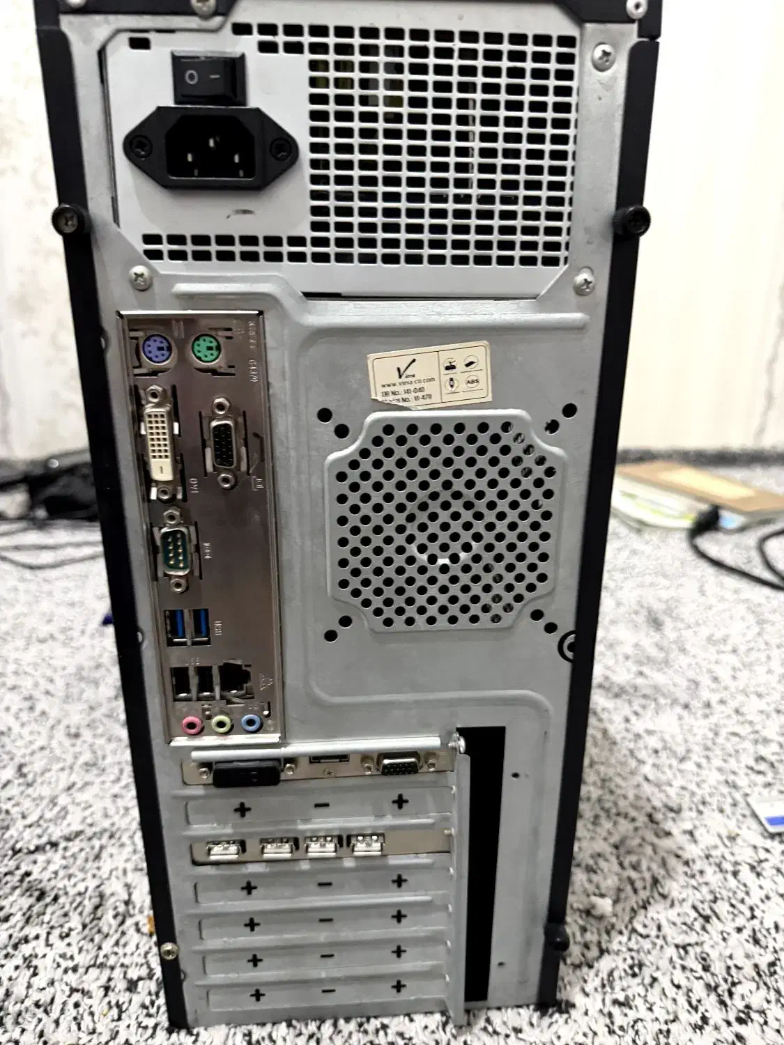 کیس|رایانه رومیزی|مهر, |دیوار