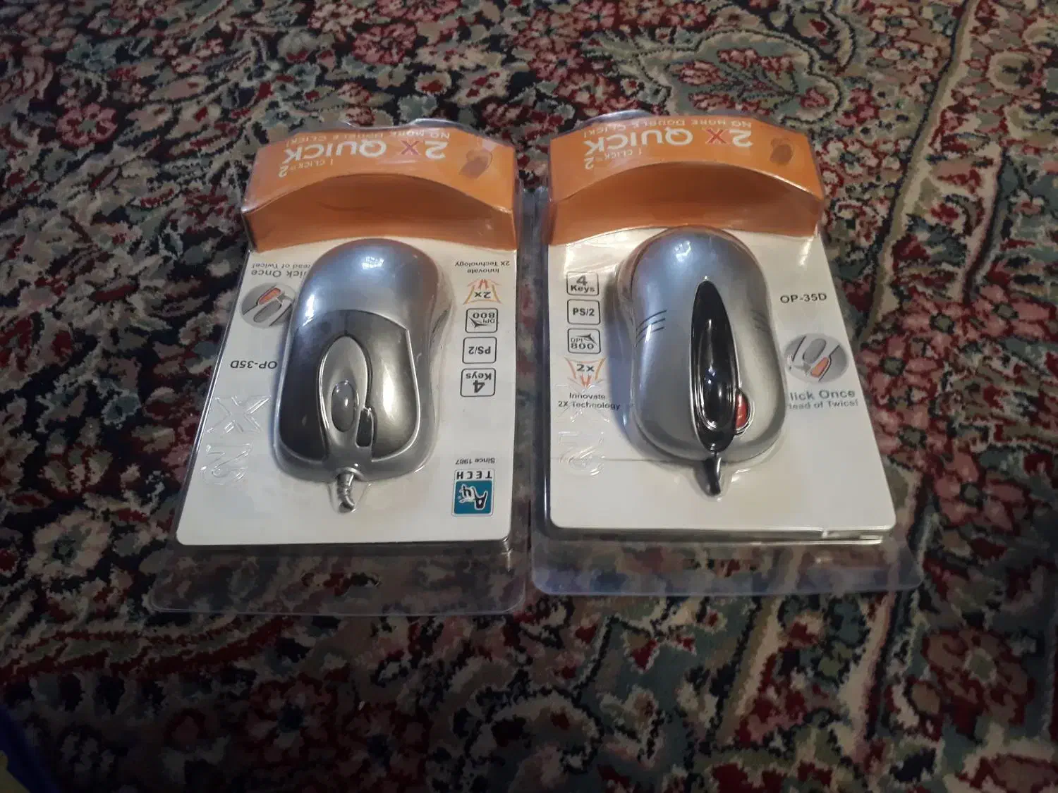 ۲ عدد موس|قطعات و لوازم جانبی رایانه|کرمان, |دیوار