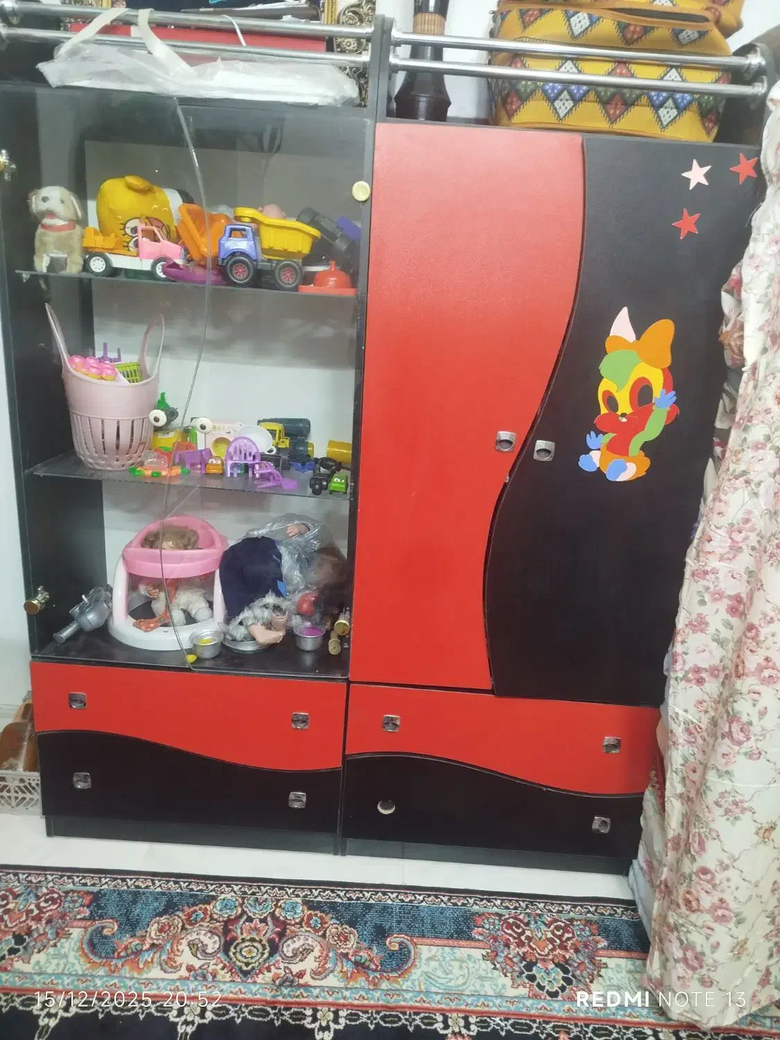 کمد بچه سه تیکه|اسباب و اثاث بچه|کاشان, باغ ماجد|دیوار