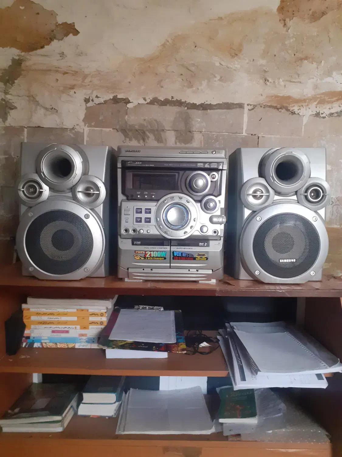 رادیوضبط دواست وسی دی خور سامسونگ|سیستم صوتی خانگی|خرمآباد, |دیوار