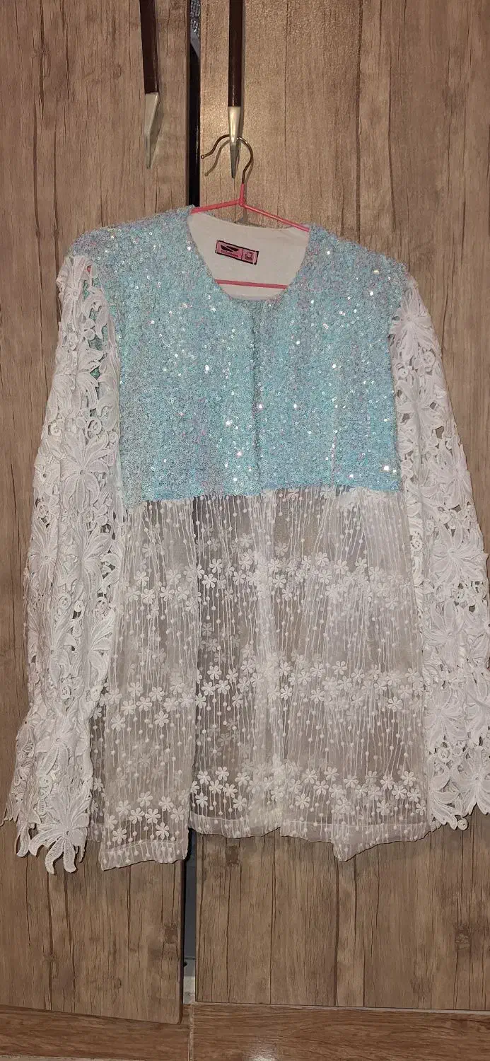 کت عروسکی پولک هفت رنگ مزونی|لباس|اسلام‌شهر, شهرک واوان|دیوار